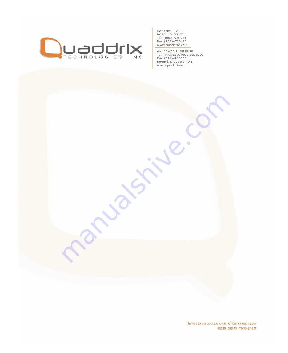 Quaddrix QT-500-16 User Manual Download Page 36