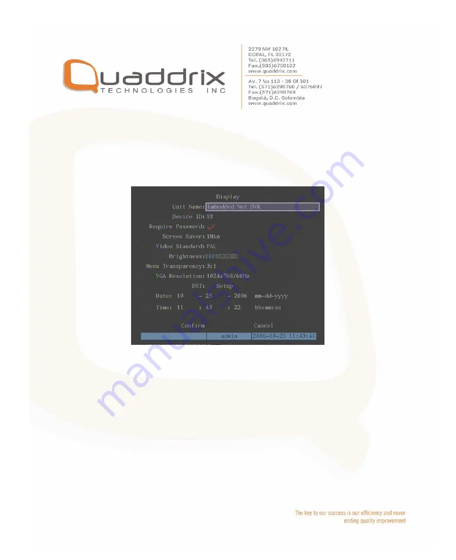 Quaddrix QT-500-16 User Manual Download Page 49