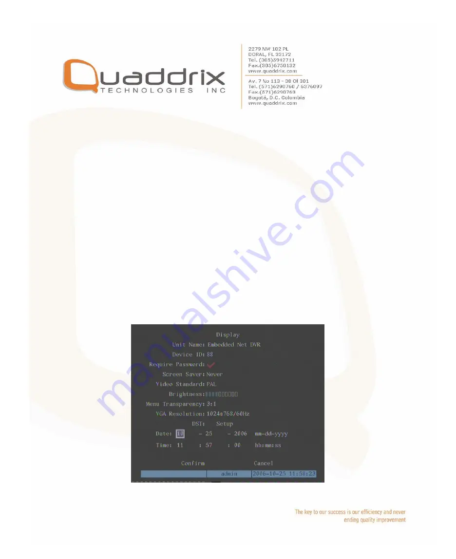 Quaddrix QT-500-16 User Manual Download Page 51