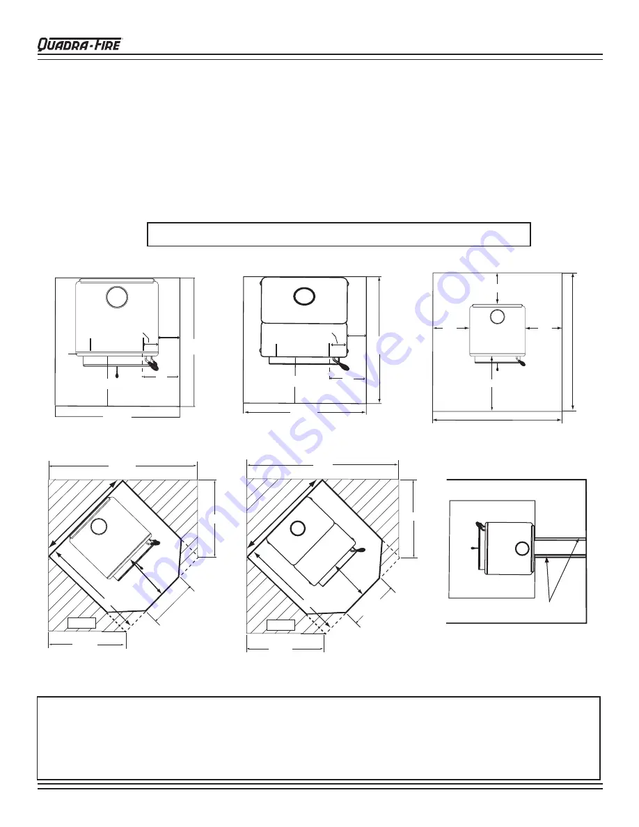 Quadra-Fire 3100 Series Operating & Maintenance Instructions Download Page 8