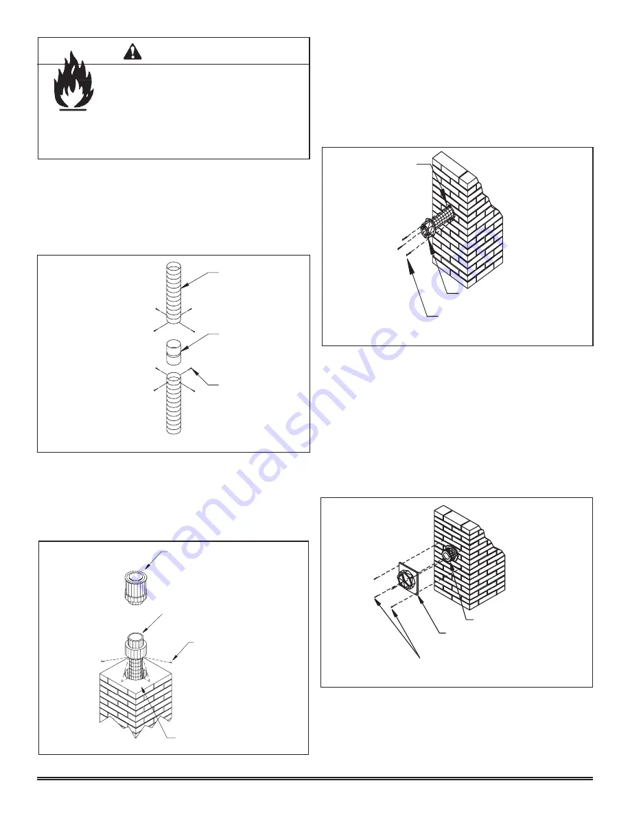 Quadra-Fire Direct Vent Gas Appliance COLBAY-FS-B Installation And Operation Manual Download Page 21