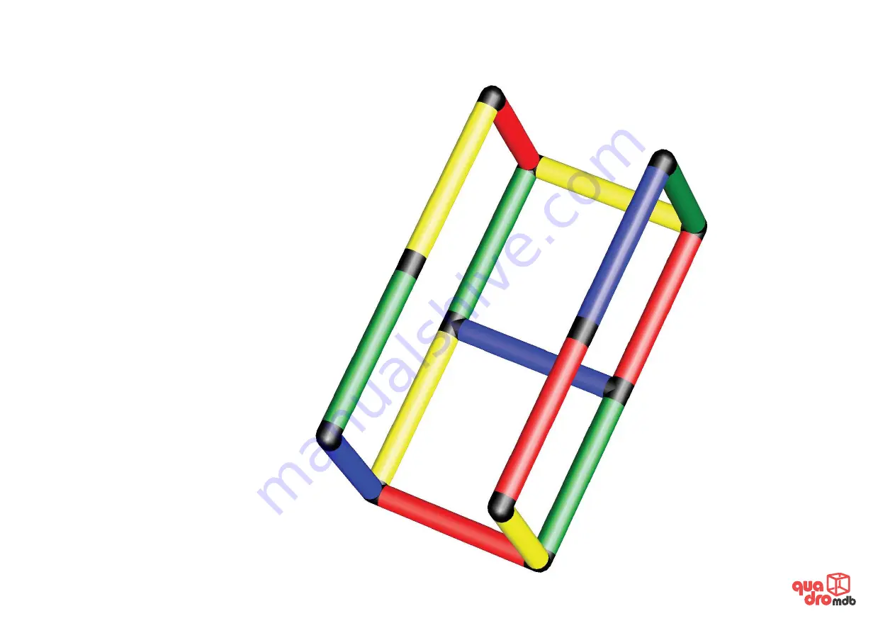 Quadro mdb High-End Play Tower with Baby and Curved Slide including 15cm Steps and Climbing Hill C0074 Скачать руководство пользователя страница 6