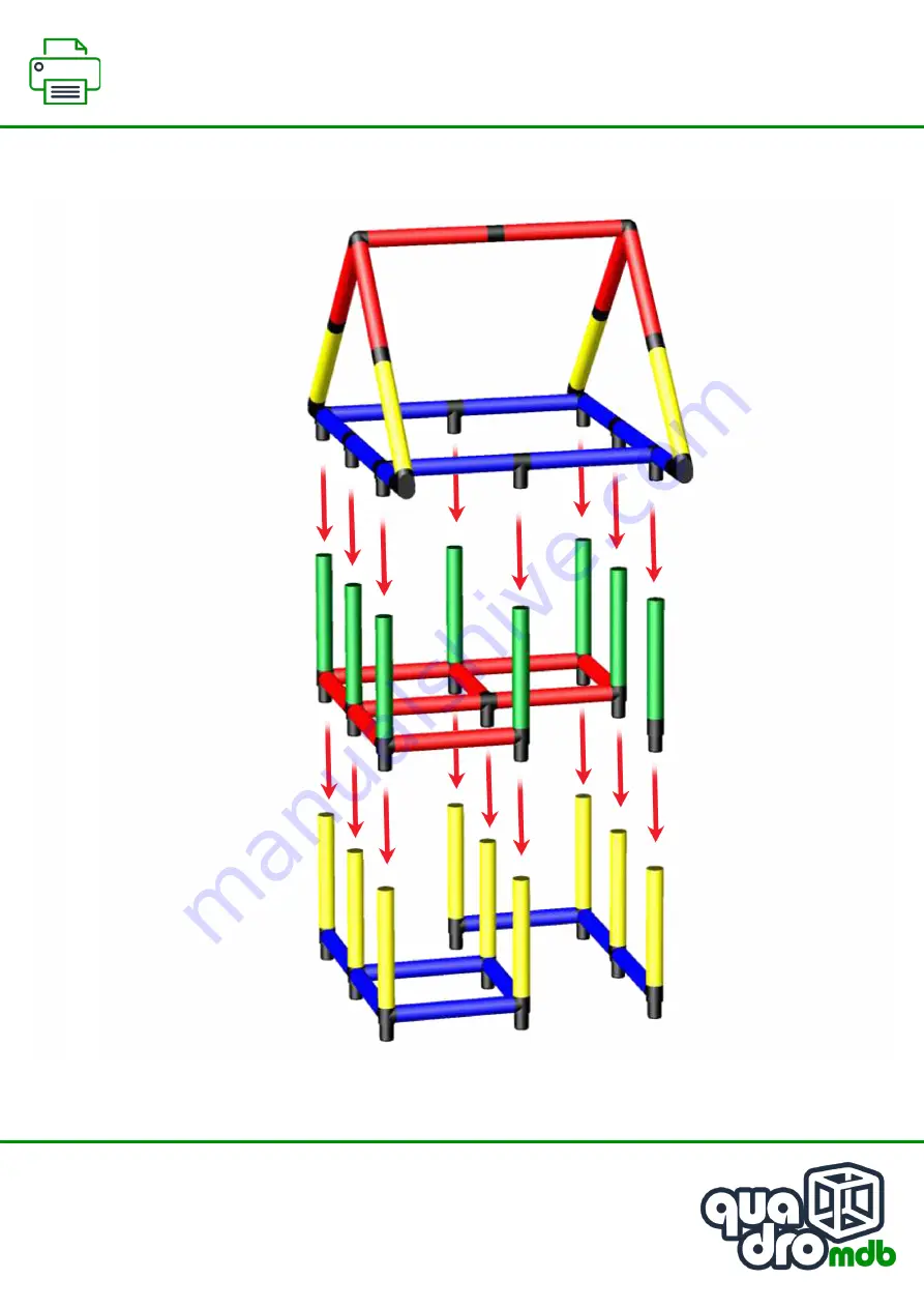 Quadro mdb Mini TiQUADRO C0036 Construction Manual Download Page 2