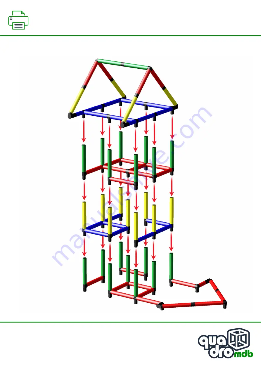 Quadro mdb Mini TiQUADRO Construction Manual Download Page 2