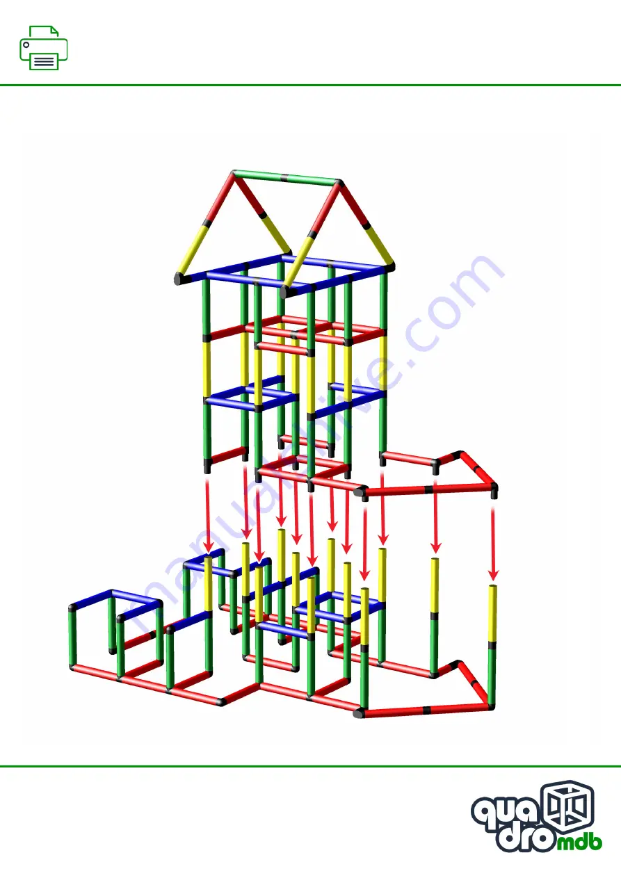 Quadro mdb Mini TiQUADRO Construction Manual Download Page 3