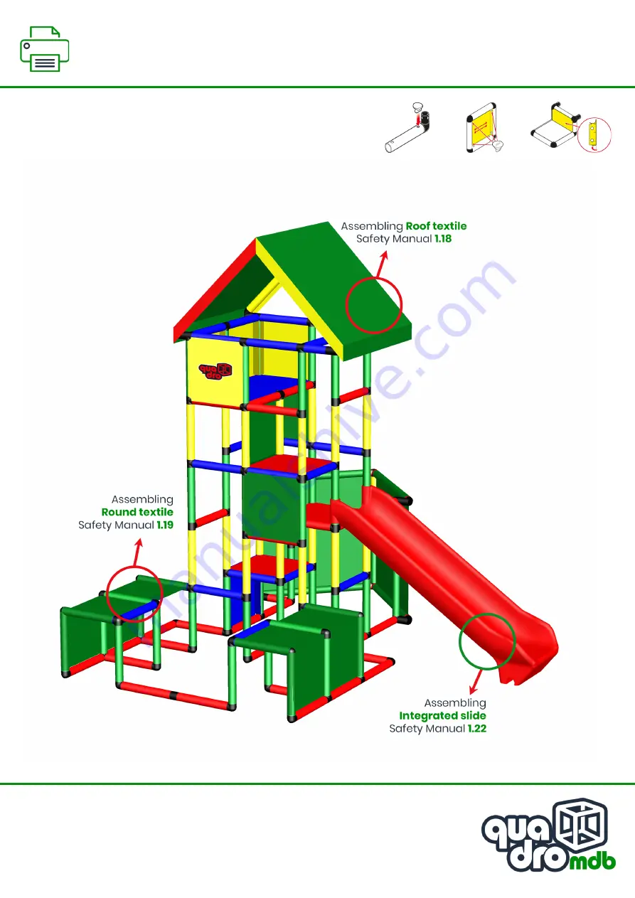 Quadro mdb Mini TiQUADRO Construction Manual Download Page 4