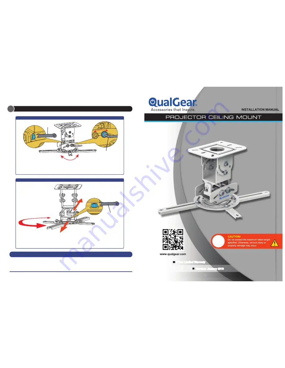 QualGear PRB-717-WHT Installation Manual Download Page 1