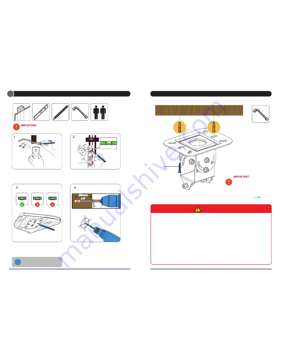 QualGear PRB-717-WHT Installation Manual Download Page 3