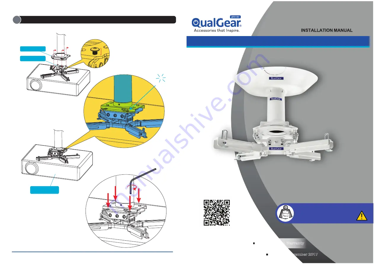 QualGear QG-KIT-CA-3IN-W Installation Manual Download Page 1