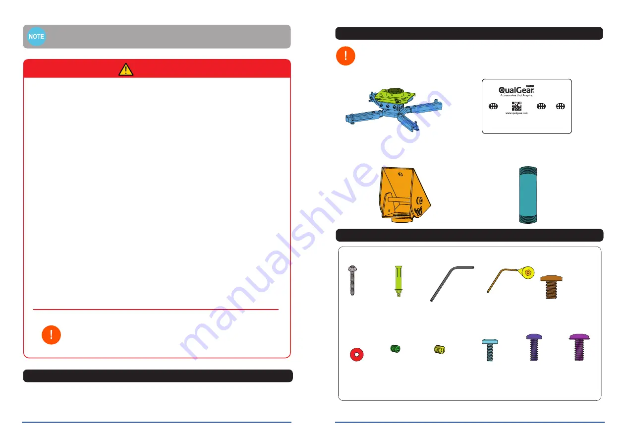 QualGear QG-KIT-VA-3IN-B Instruction Manual Download Page 2