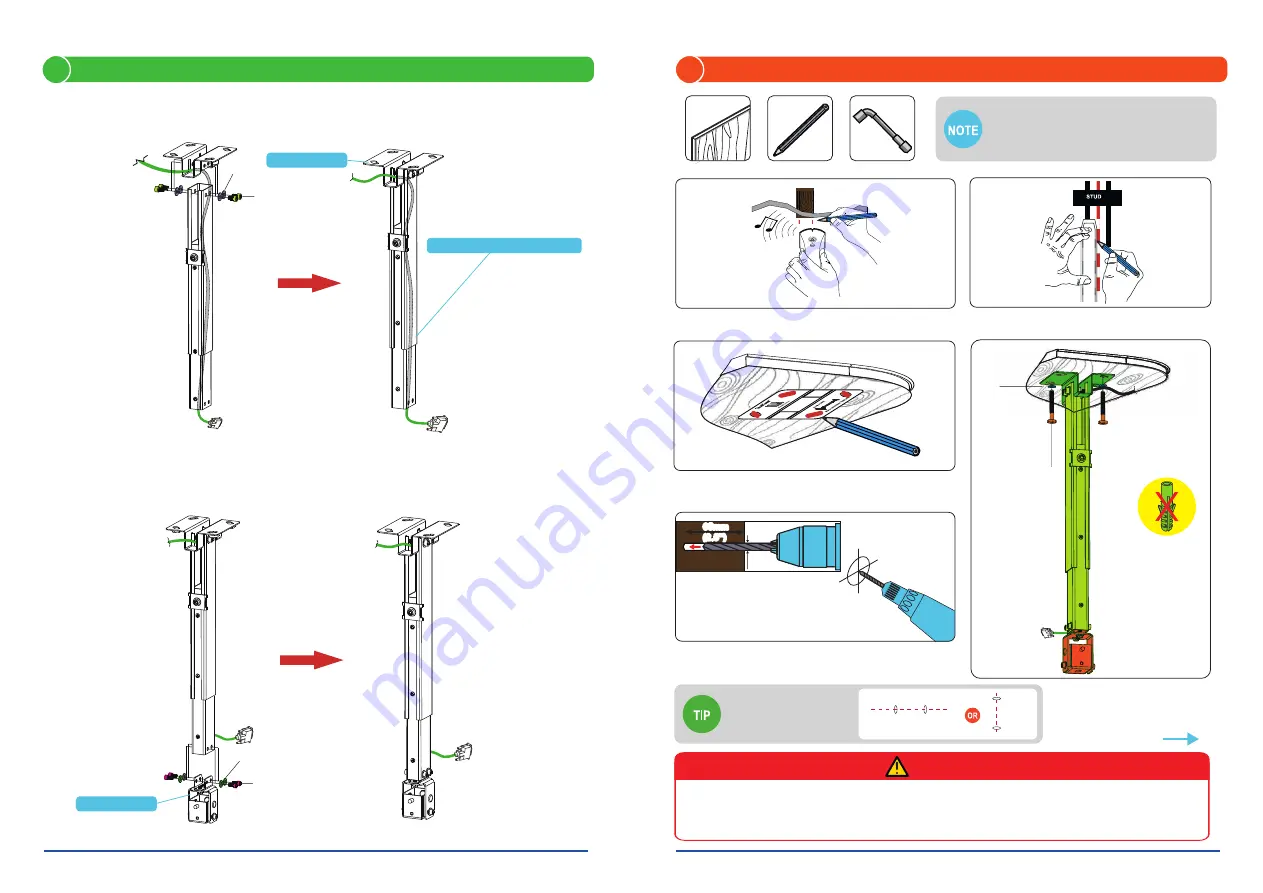 QualGear QG-PM-002-WHT Installation Manual Download Page 4