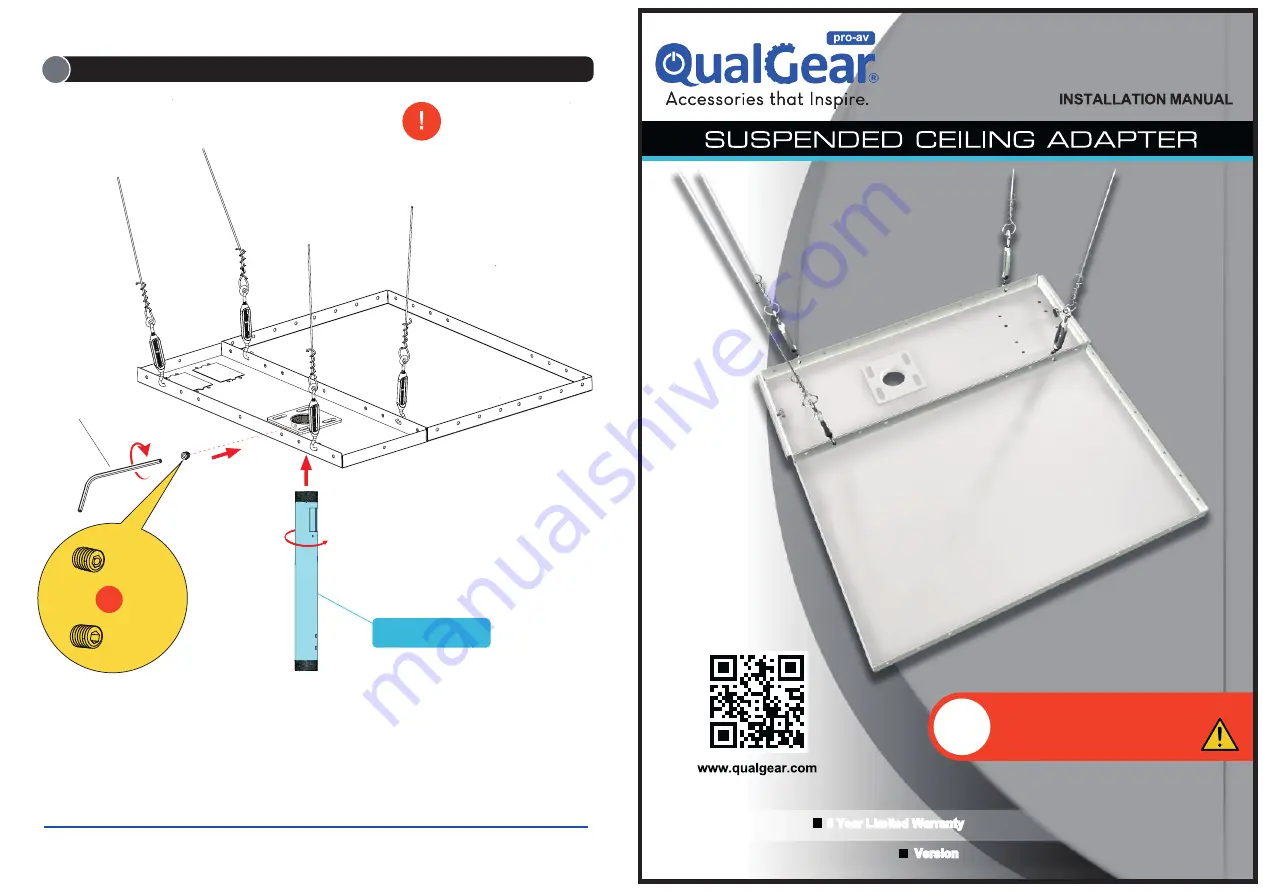 QualGear QG-PRO-PM-SCA2-W Instruction Manual Download Page 1