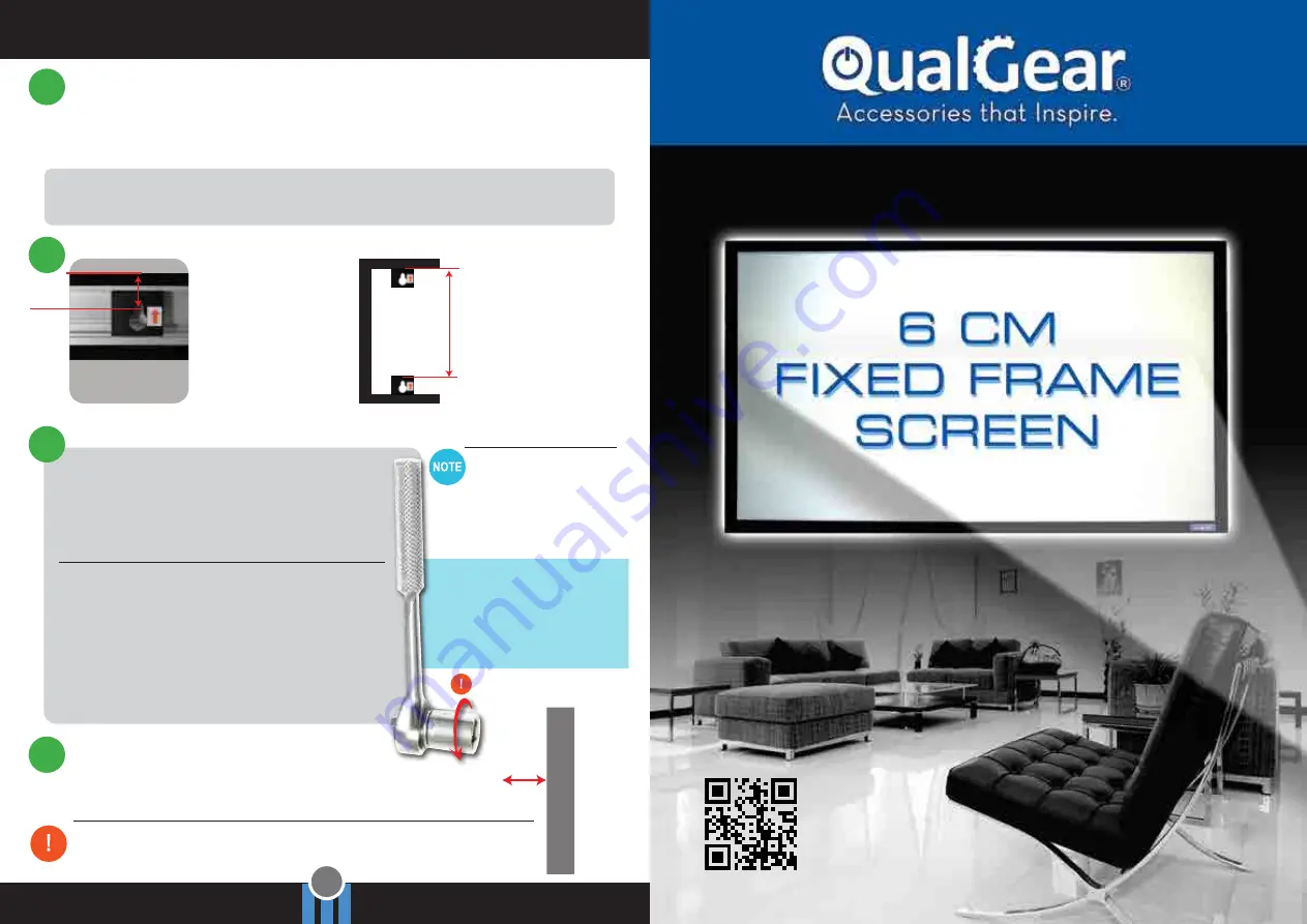 QualGear QG-PS-FF6-169-100-W Installation Manual Download Page 1