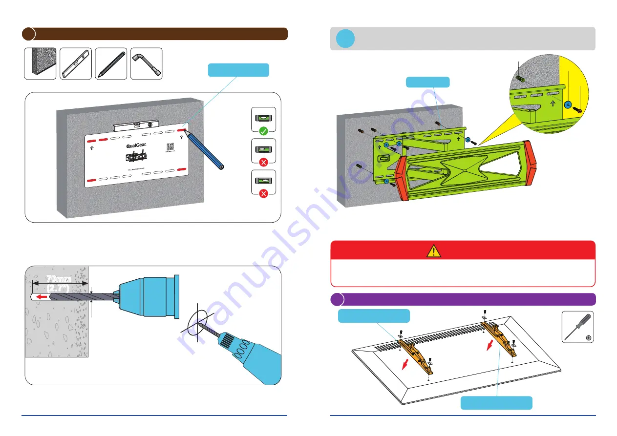 QualGear QG-TM-032-BLK Installation Manual Download Page 4