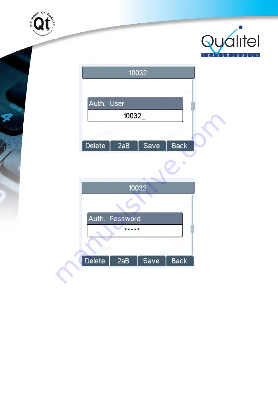 Qualitel KTF4-IP User Manual Download Page 22