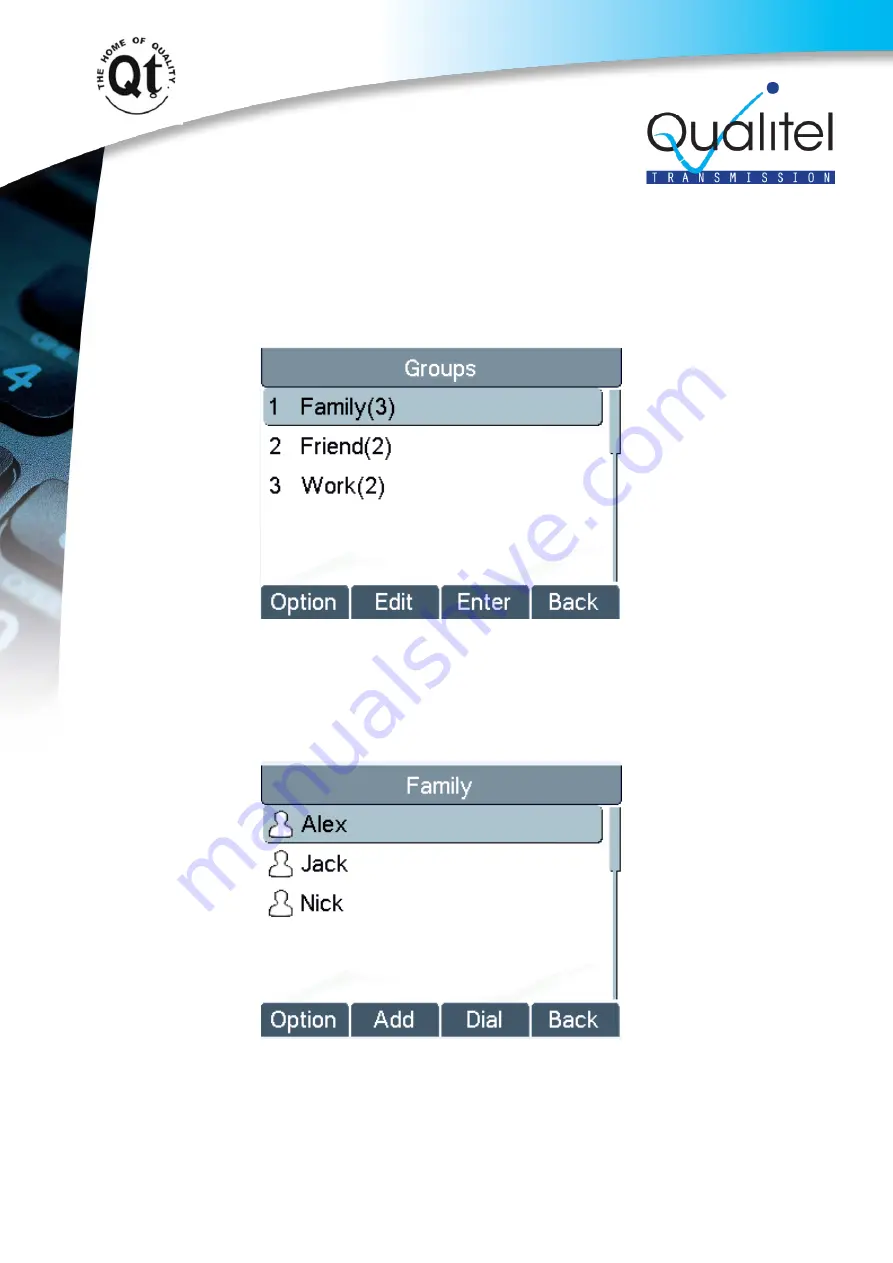 Qualitel KTF4-IP Скачать руководство пользователя страница 40