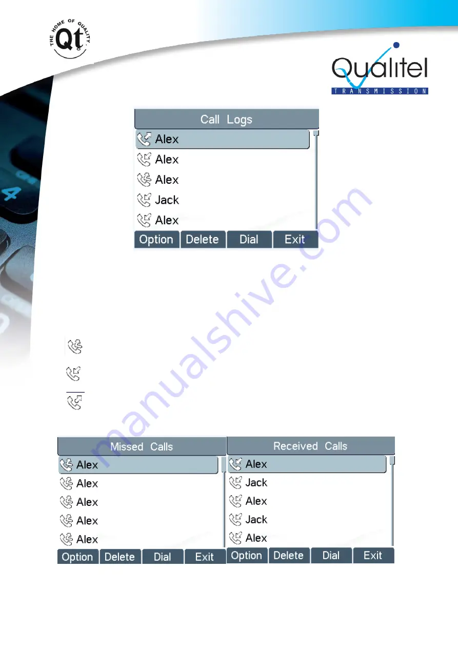 Qualitel KTF4-IP User Manual Download Page 44