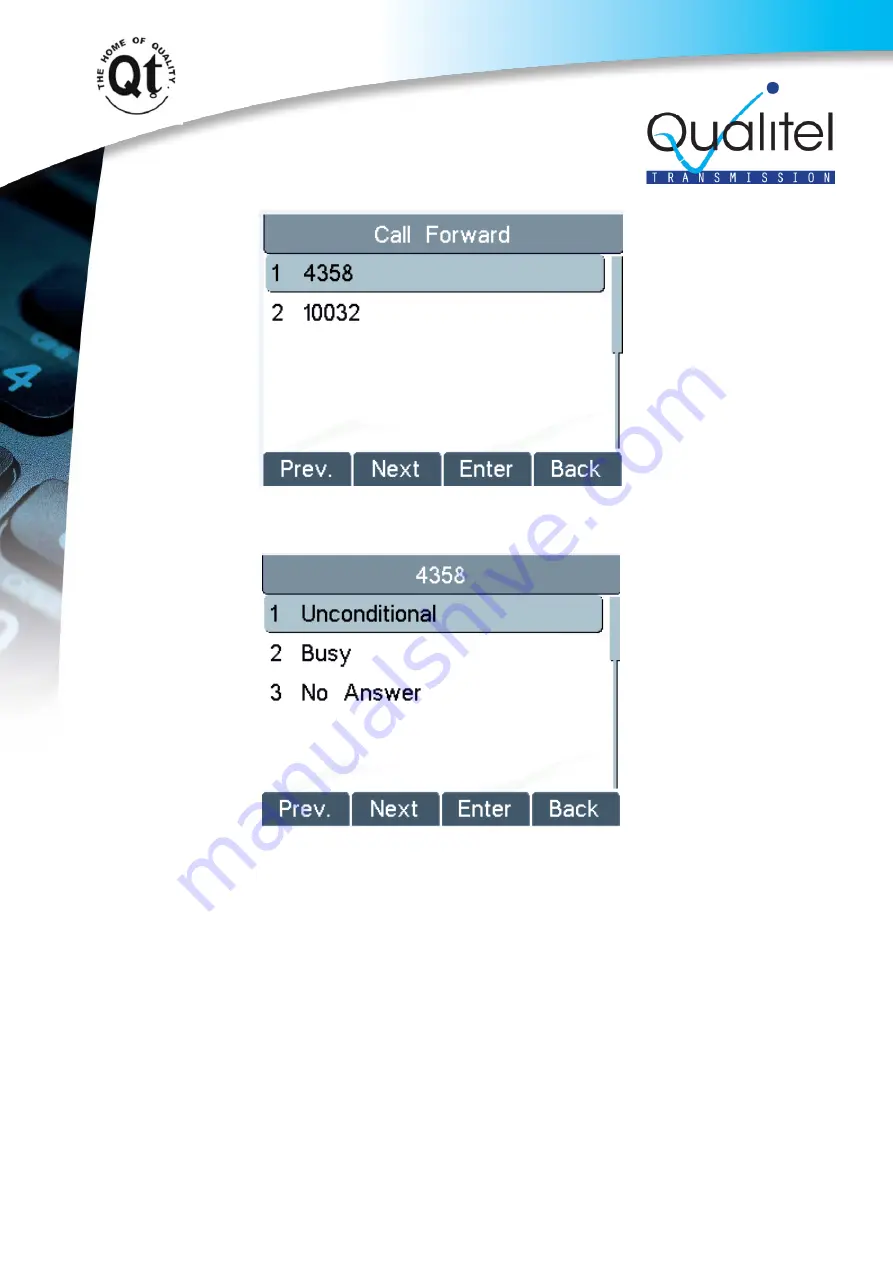 Qualitel KTF4-IP User Manual Download Page 50