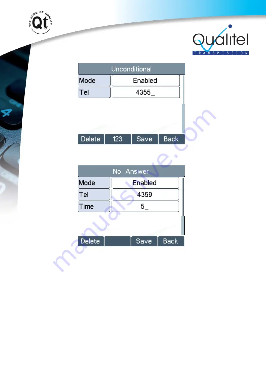 Qualitel KTF4-IP User Manual Download Page 51