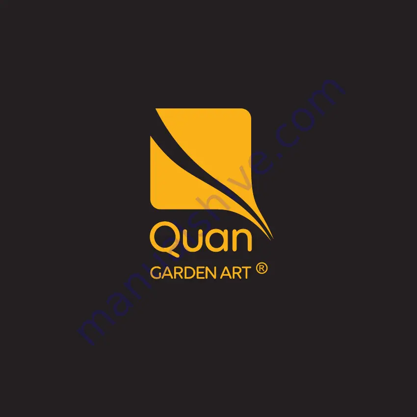 Quan Garden Art QUADRO LAMP Скачать руководство пользователя страница 1