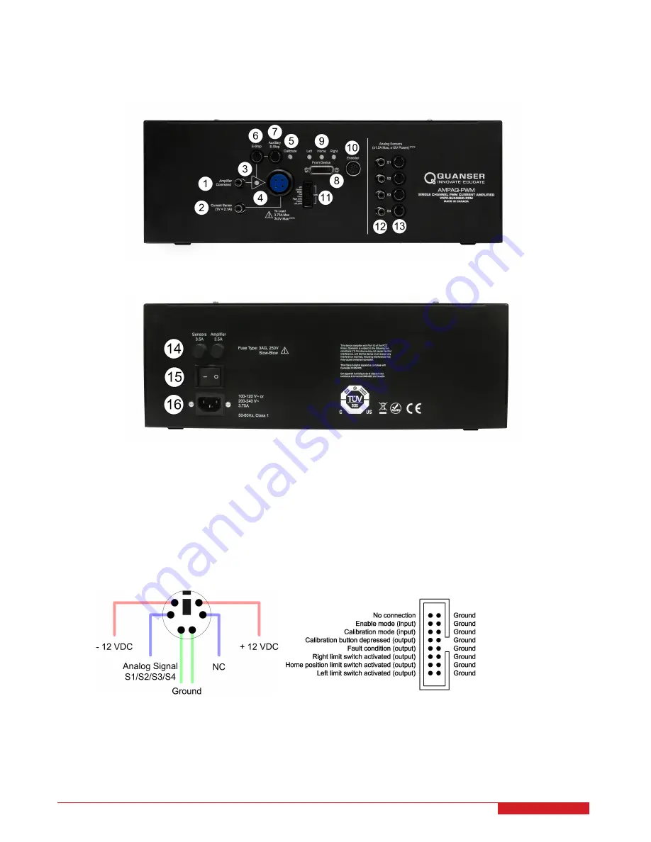 Quanser AMPAQ-PWM Скачать руководство пользователя страница 6