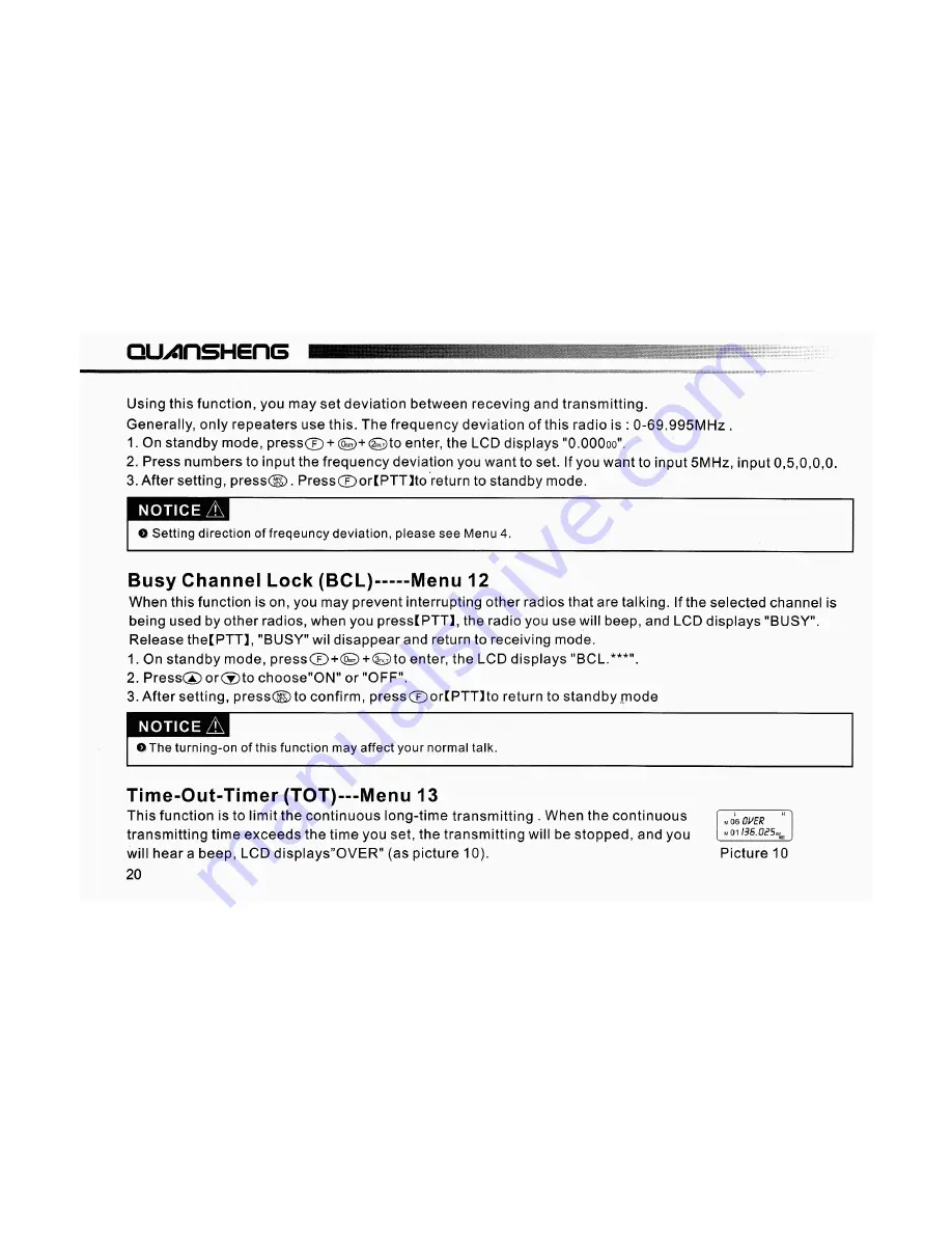 QuanSheng TG-UV2 User Manual Download Page 25