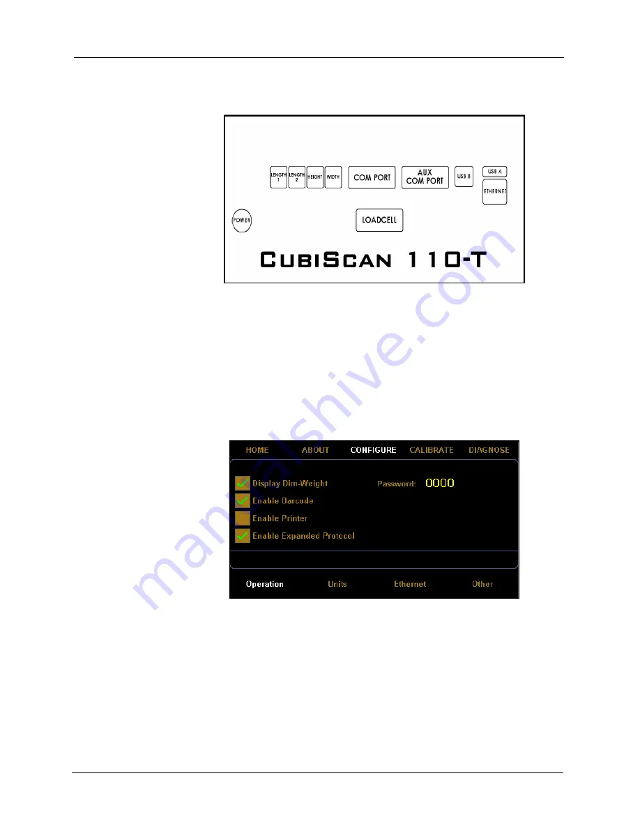 Quantronix CubiScan 110-T Operation And Technical Manual Download Page 22