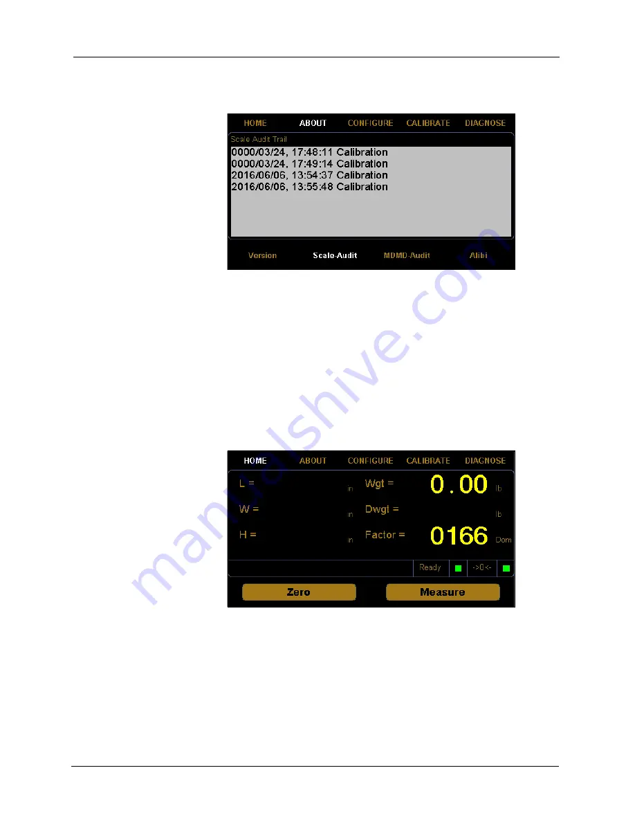 Quantronix CubiScan 110-T Operation And Technical Manual Download Page 53