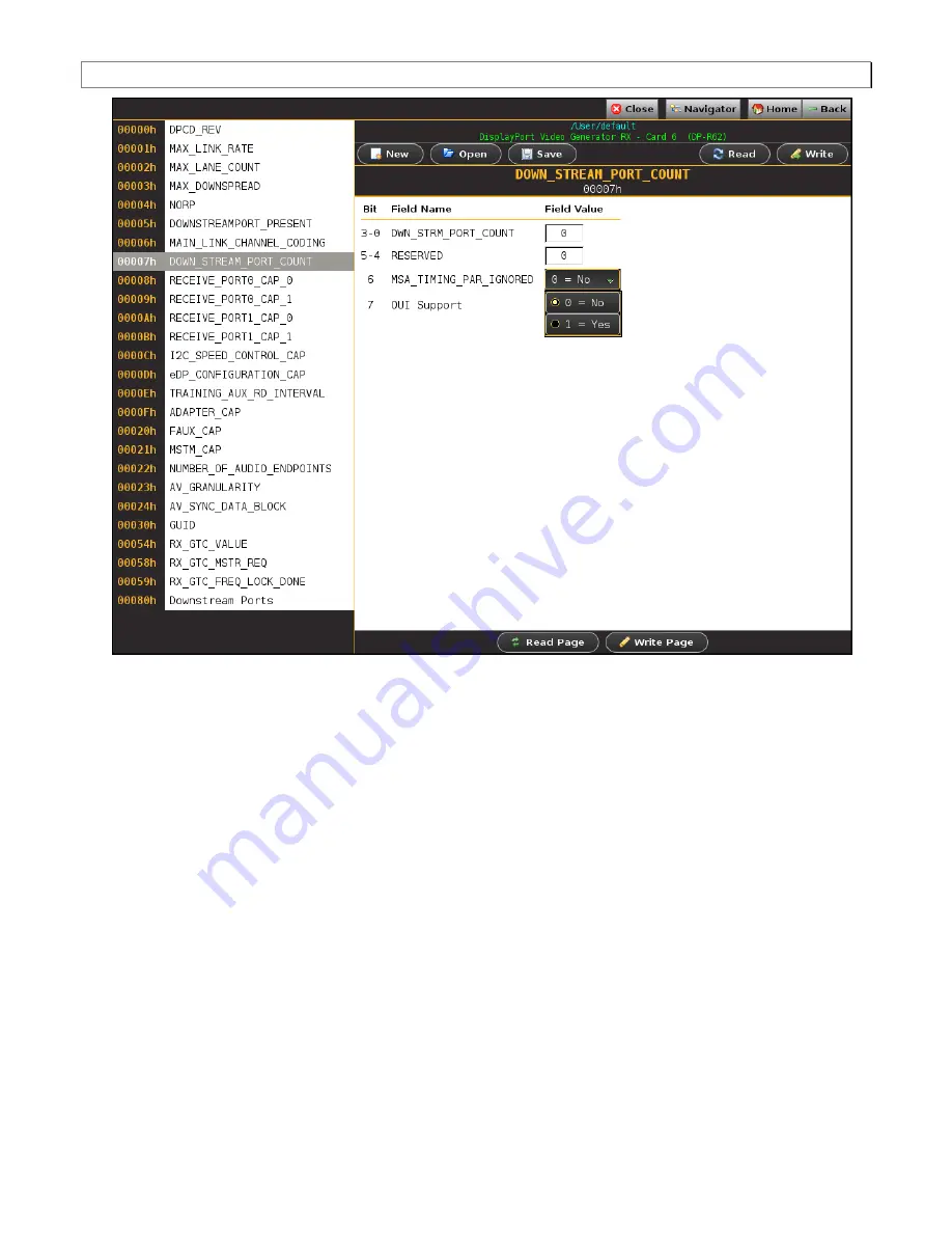 Quantum Data 980 DP User Manual Download Page 182