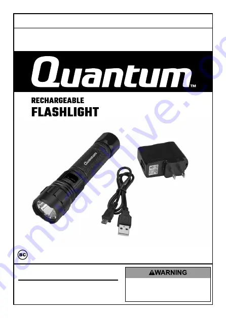 Quantum 63932 Owner'S Manual & Safety Instructions Download Page 1