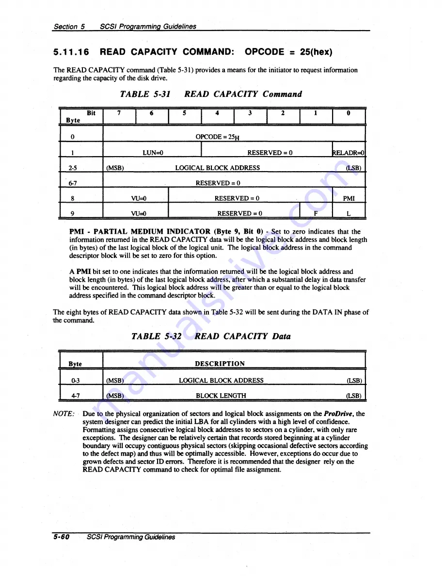 Quantum ProDrive 40S Product Manual Download Page 100