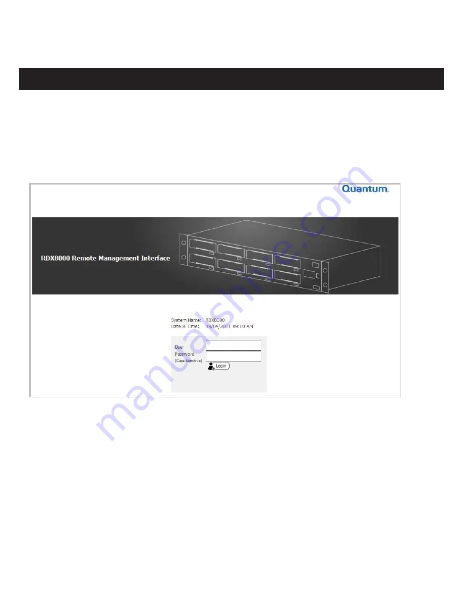 Quantum RDX 8000 Quick Start Manual Download Page 8