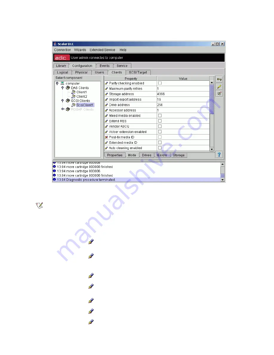 Quantum Scalar 1000 Reference Manual Download Page 166