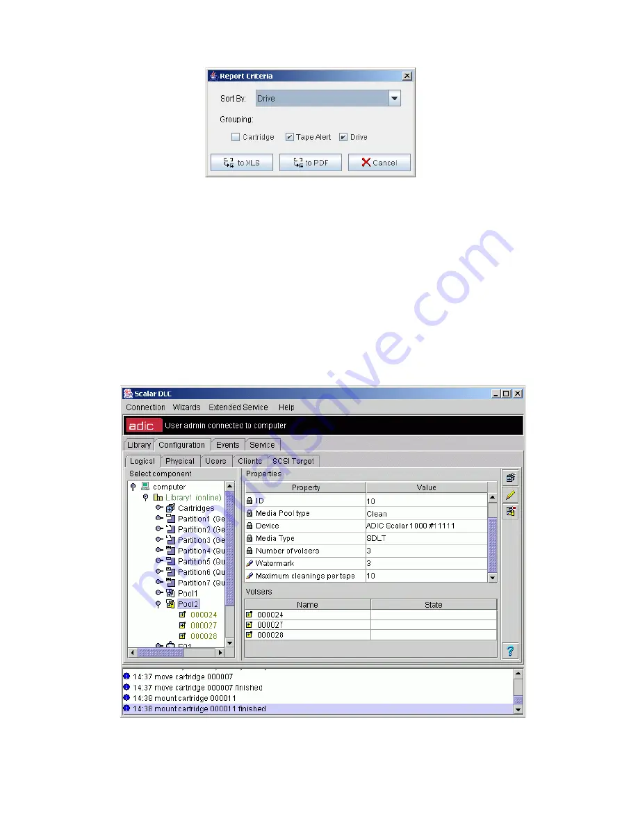 Quantum Scalar Distributed Library Controller 2.7 Reference Manual Download Page 125