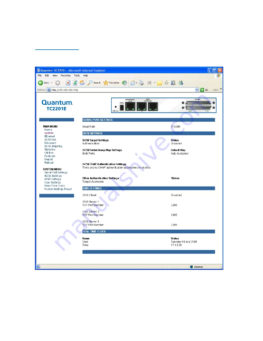 Quantum TC2201E User Manual Download Page 57