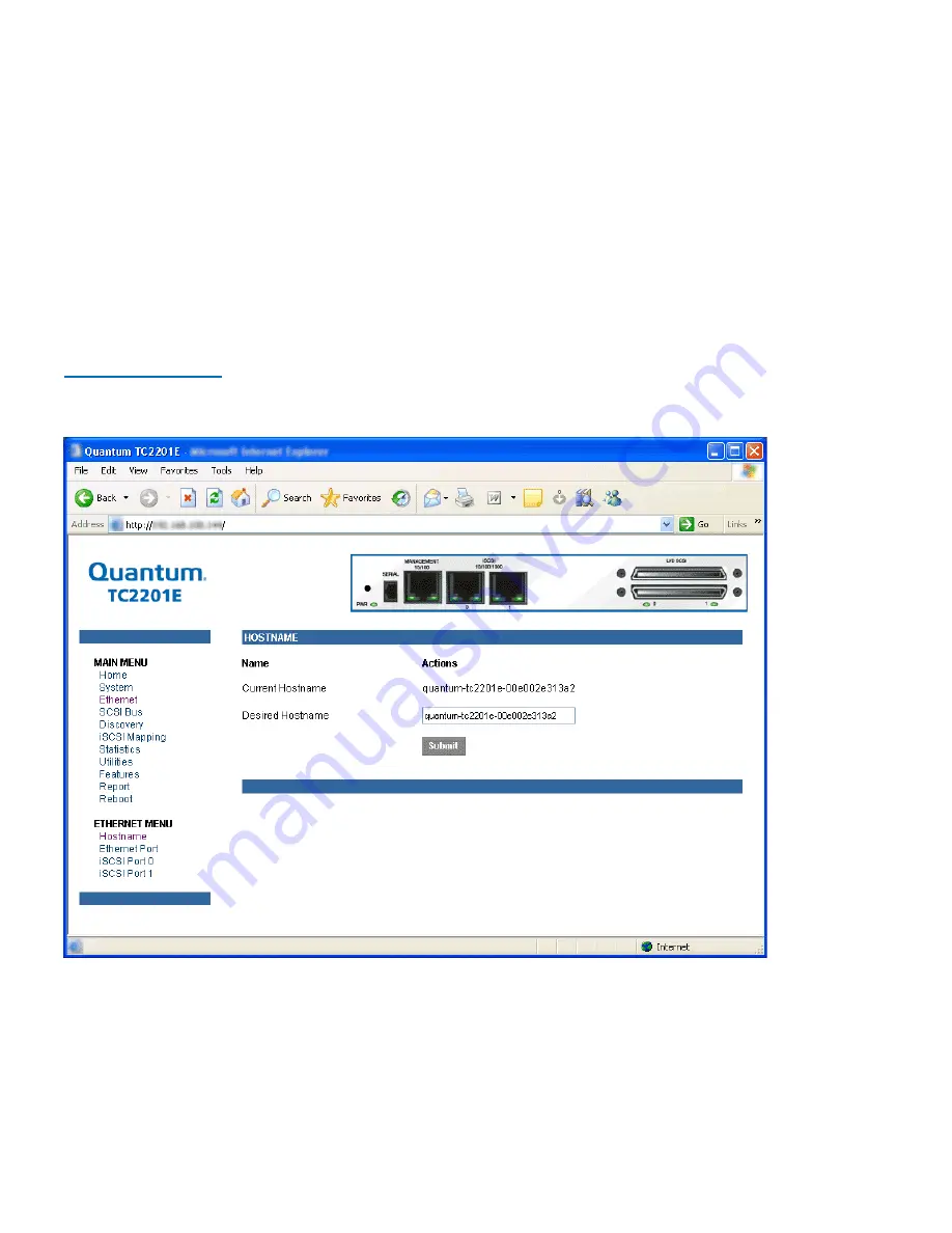 Quantum TC2201E User Manual Download Page 70