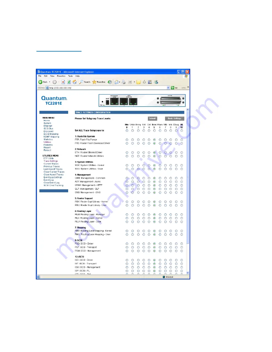 Quantum TC2201E User Manual Download Page 93