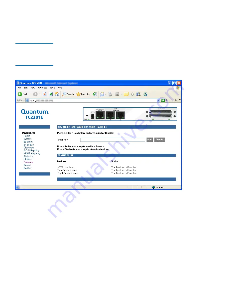 Quantum TC2201E User Manual Download Page 104