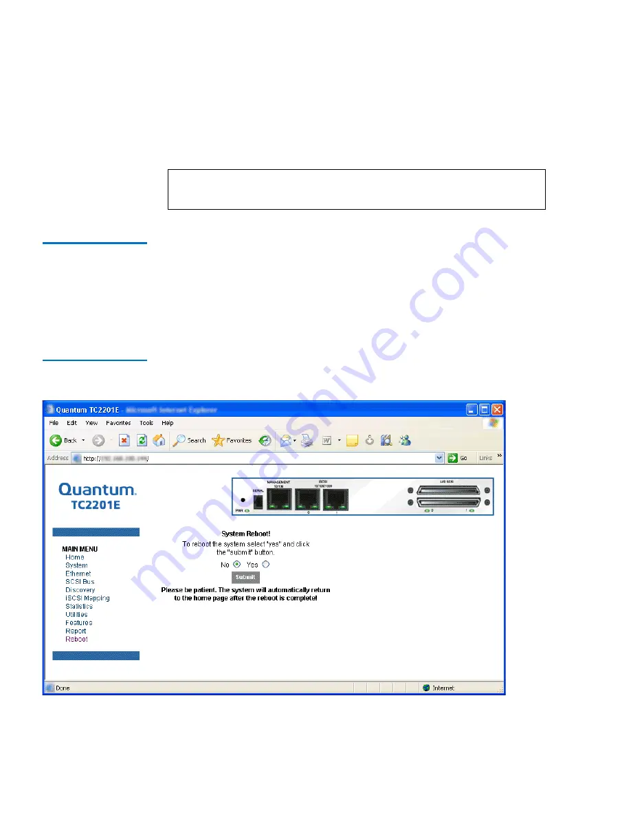 Quantum TC2201E User Manual Download Page 106