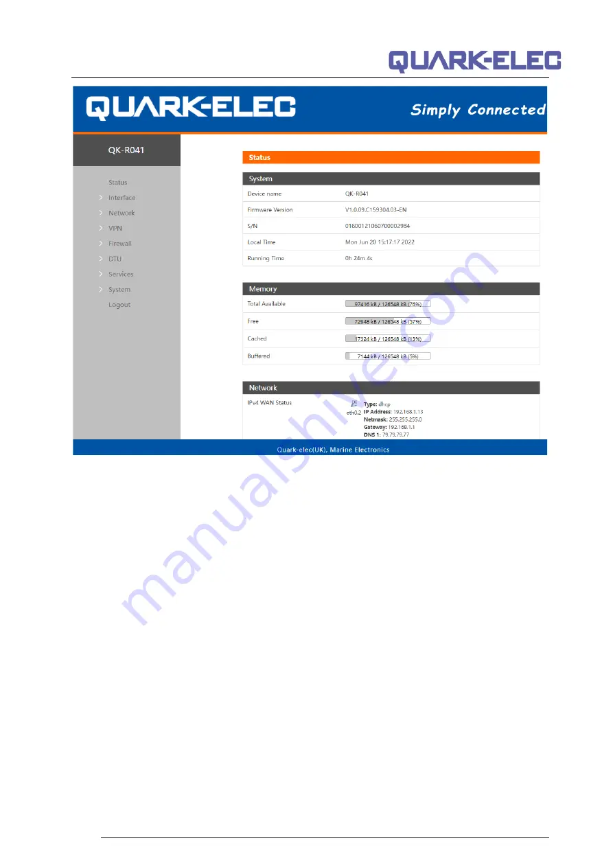 Quark-Elec QK-R041 Manual Download Page 11