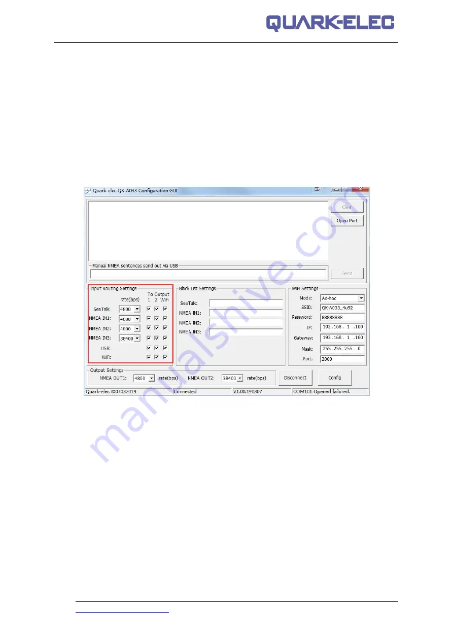 Quark-Elec Seatalk QK-A033 Manual Download Page 13