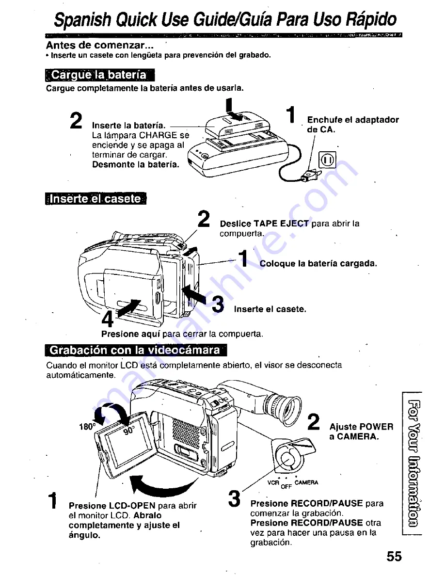 Quasar Palmcorder VM-L459 Скачать руководство пользователя страница 55