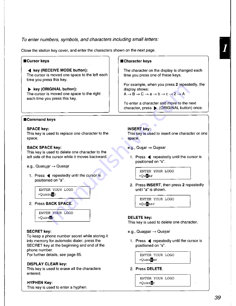 Quasar PPX2000 Operating Instructions Manual Download Page 41