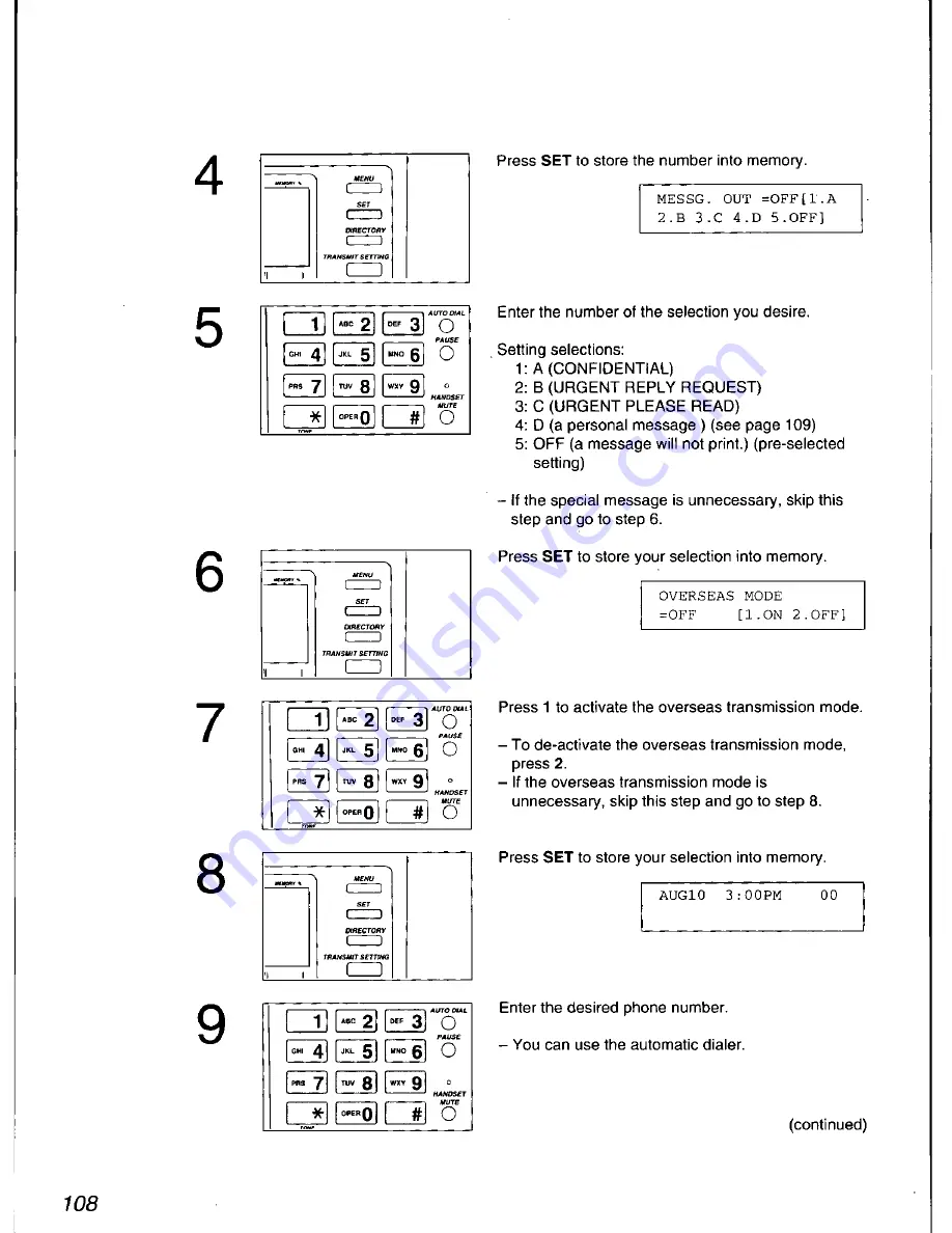 Quasar PPX2000 Operating Instructions Manual Download Page 110