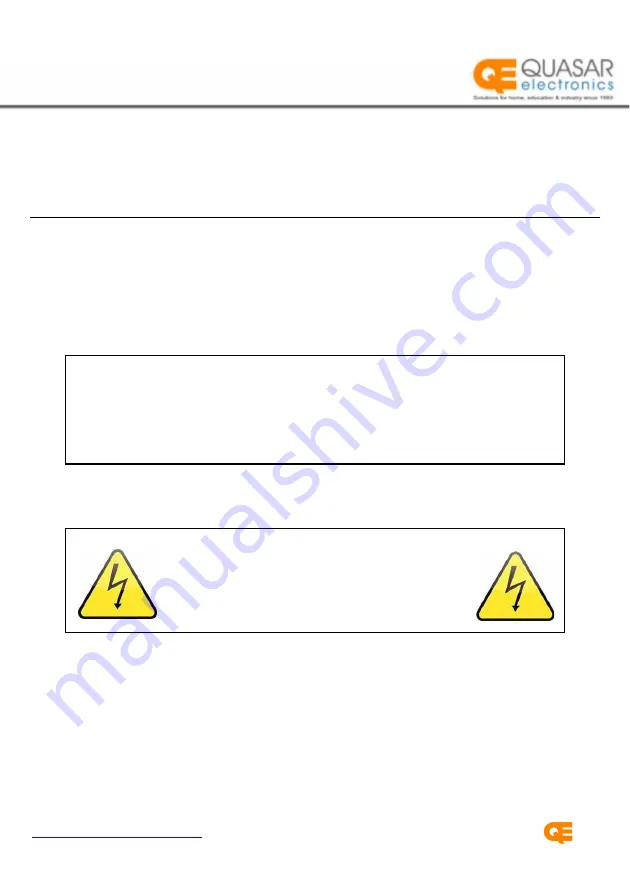 Quasar SSI000 User Manual Download Page 1