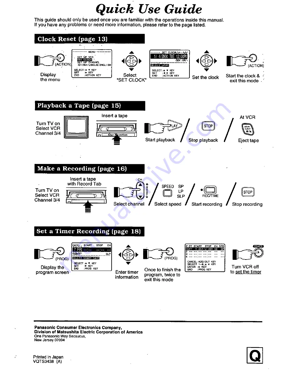 Quasar VHQ-820 User Manual Download Page 32