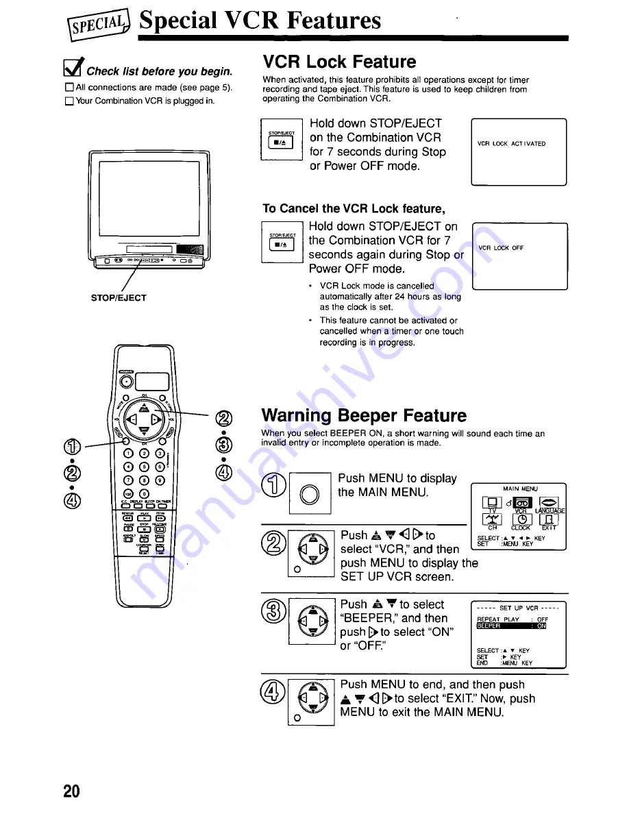 Quasar VV-2507 User Manual Download Page 20