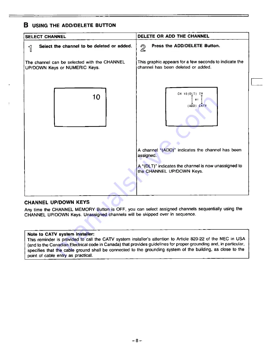 Quasar VV-8213 User Manual Download Page 9