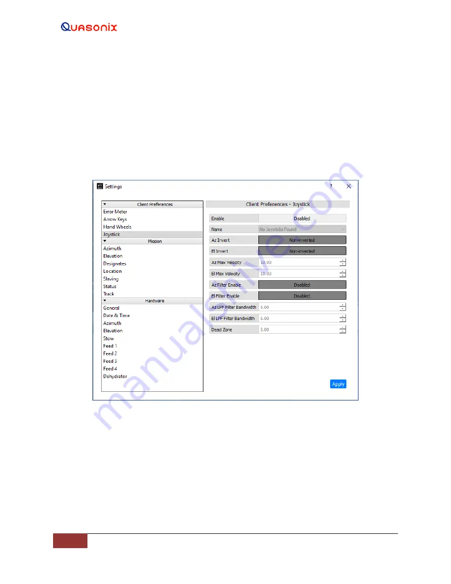 Quasonix HyperTrack Software Instruction Manual Download Page 41