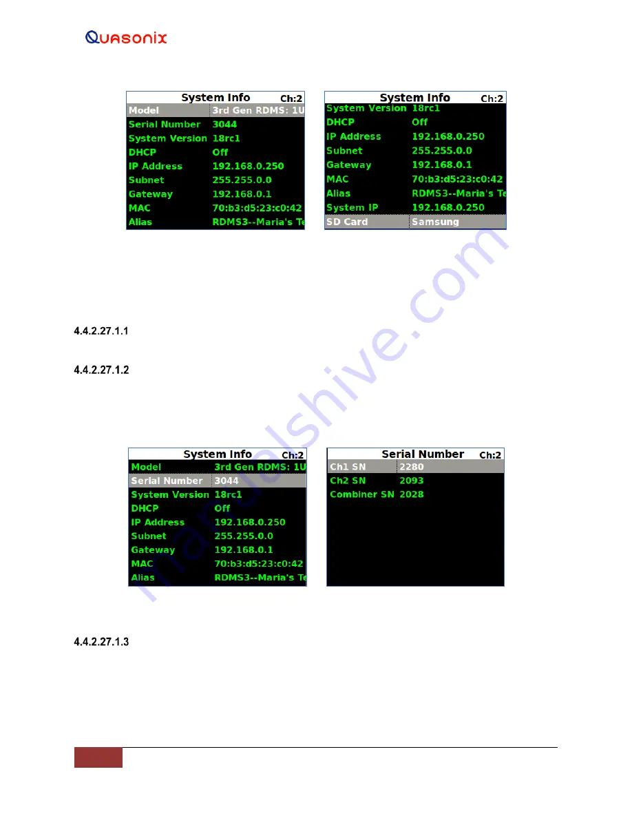 Quasonix RDMS Installation And Operation Manual Download Page 113